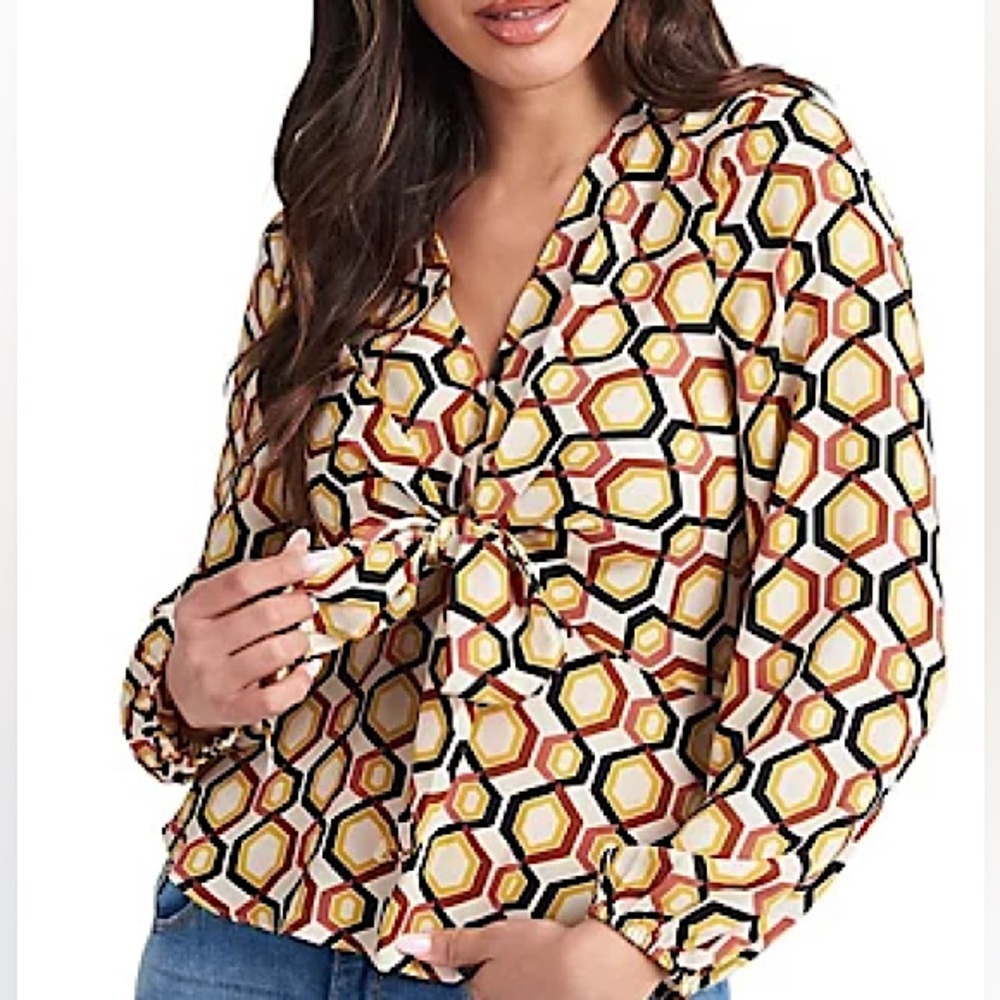 💛DR2 by Daniel Rainn Bowtie Blouse
